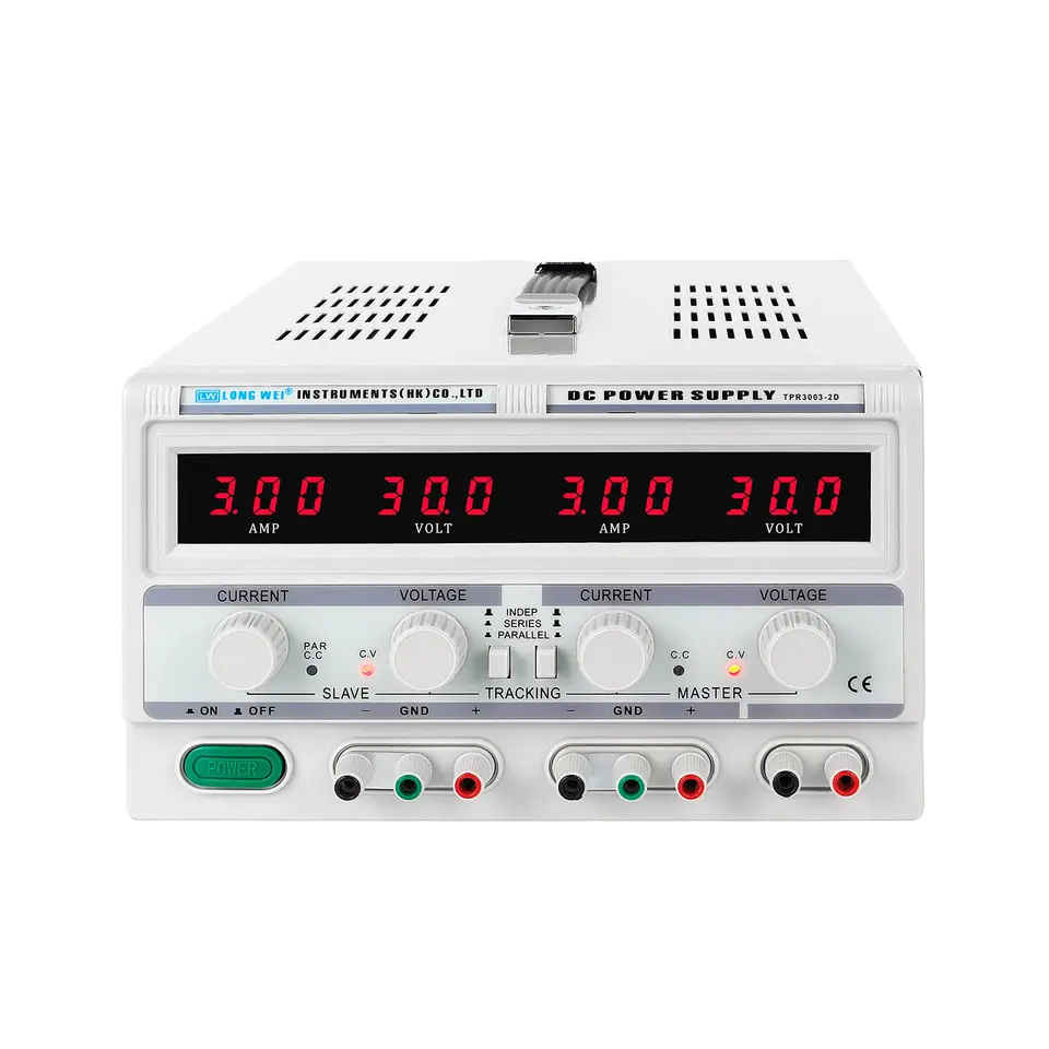 Dual Channel Linear Power Supply 30V 5A - Longwei TPR-3005-2D lineal doble DC 30V