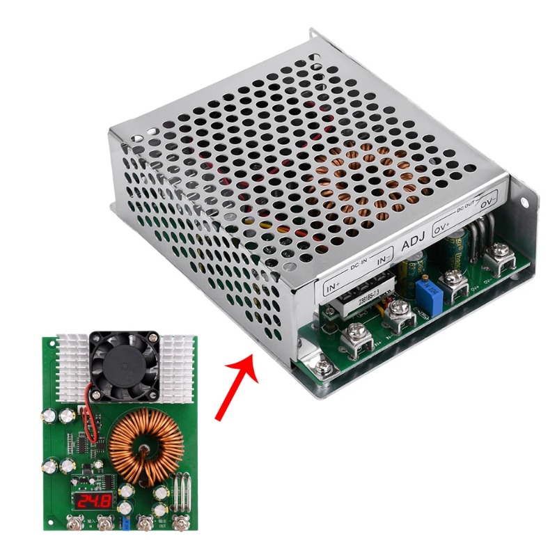 Step Down Dc Power Supply Module 1000W - Convertidor DC-DC Buck de 1000W 50A,
