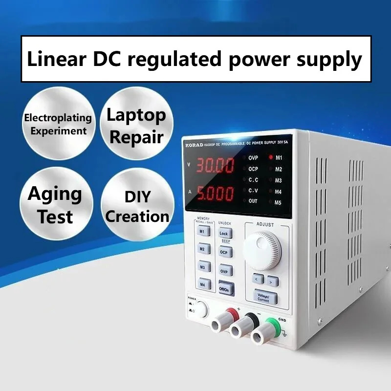 Fuente de Alimentación DC Regu - Programmable Dc Power Supply 60V 10A reseña y precio