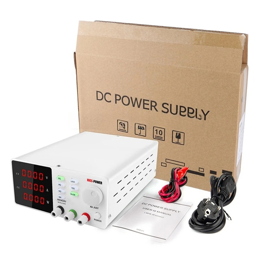 Oferta 2025: Fuente de Aliment - High Precision Adjustable Lab Power Supply 120V 3A reseña y precio