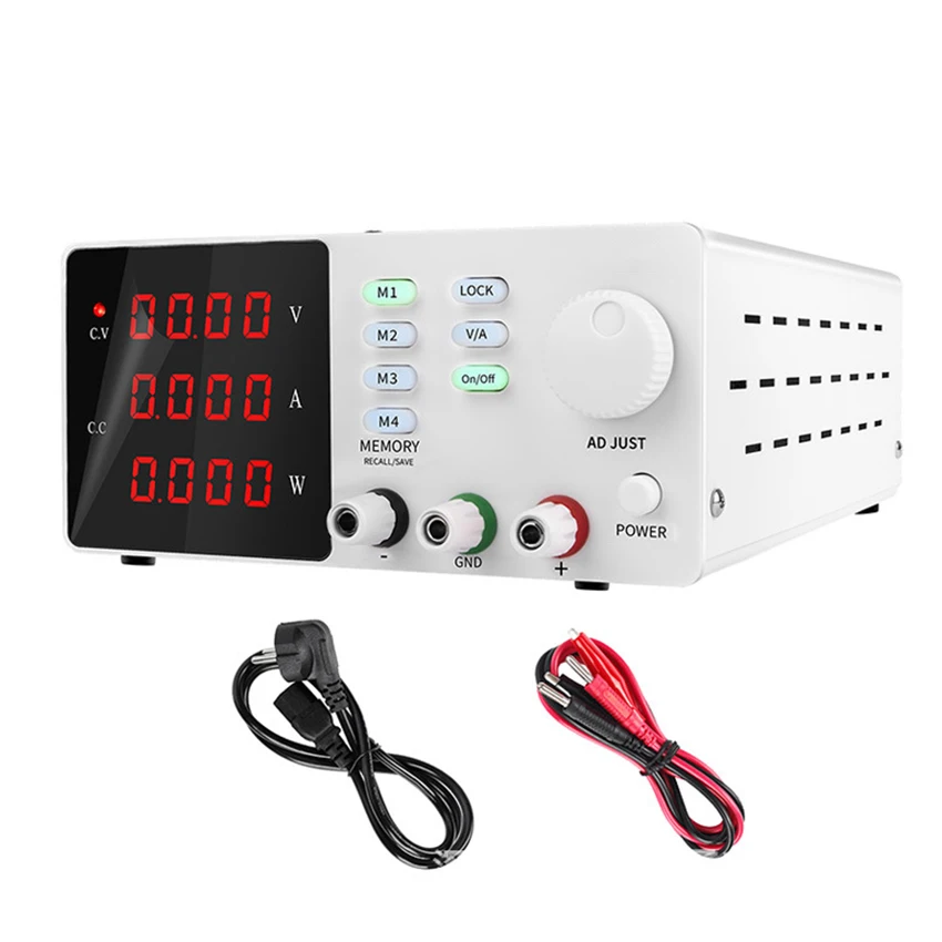 Oferta 2025: Fuente de Aliment - High Precision Adjustable Lab Power Supply 120V 3A reseña y precio