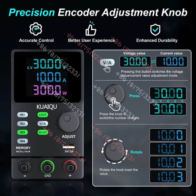 Fuente de Alimentación CC Ajus - Switching Dc Power Supply 300V 1A reseña y precio
