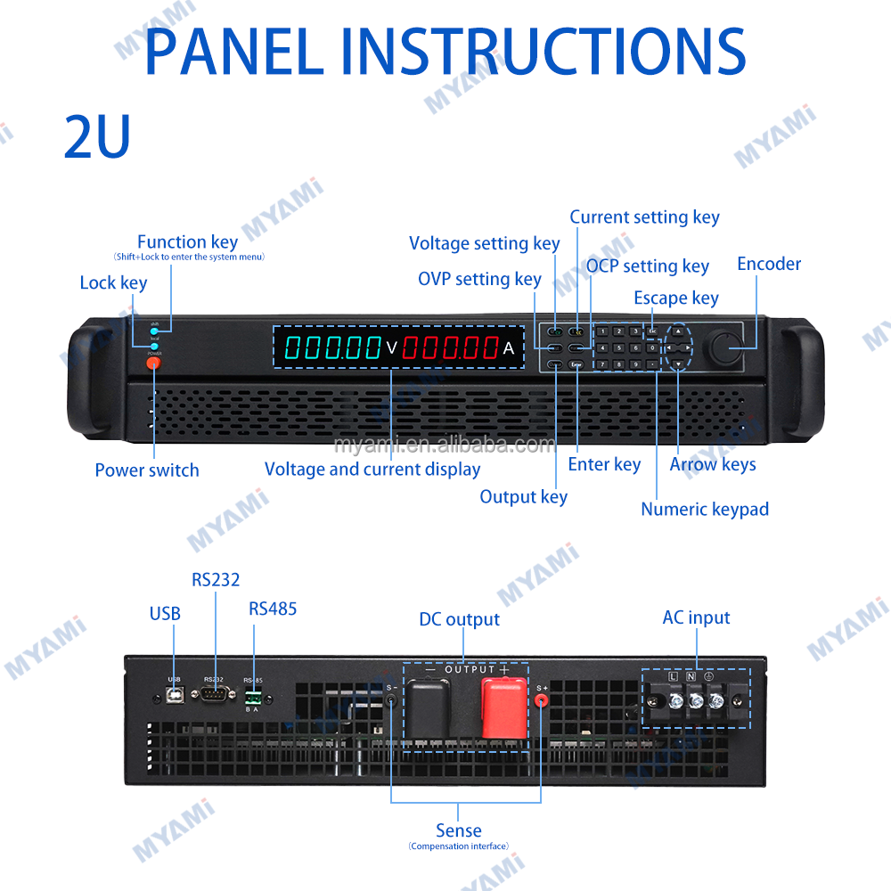 Fuente de alimentación CC de l - Adjustable High Power Dc Lab Power Supply 1500W reseña y precio