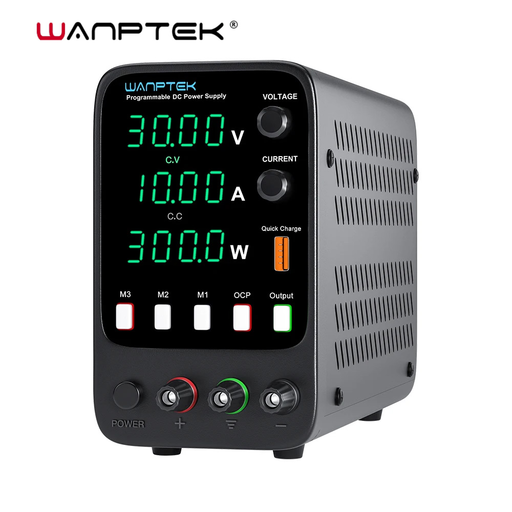 Wanptek-fuente de alimentación - Programmable Dc Power Supply 60V 10A reseña y precio